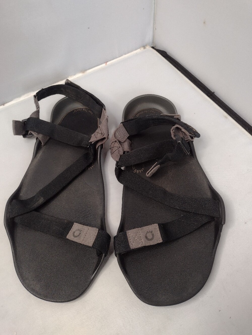 Xero Shoes Z-Trek Sport Sandals Men  Lightweight Hook & Loop 10 Black A12